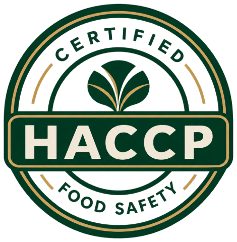 HACCP certified — food safety