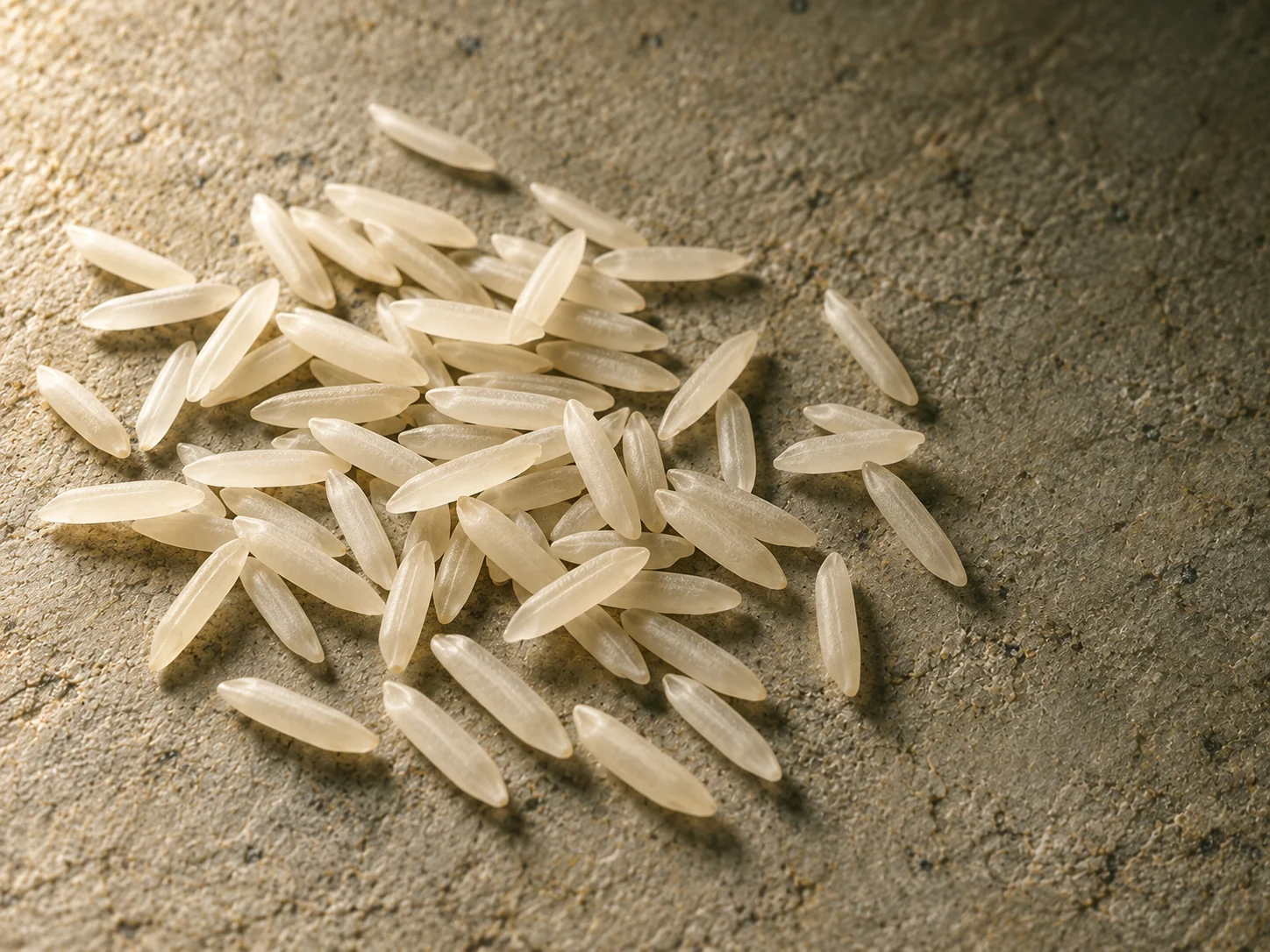 Creamy Sella 1121 grains, grouped